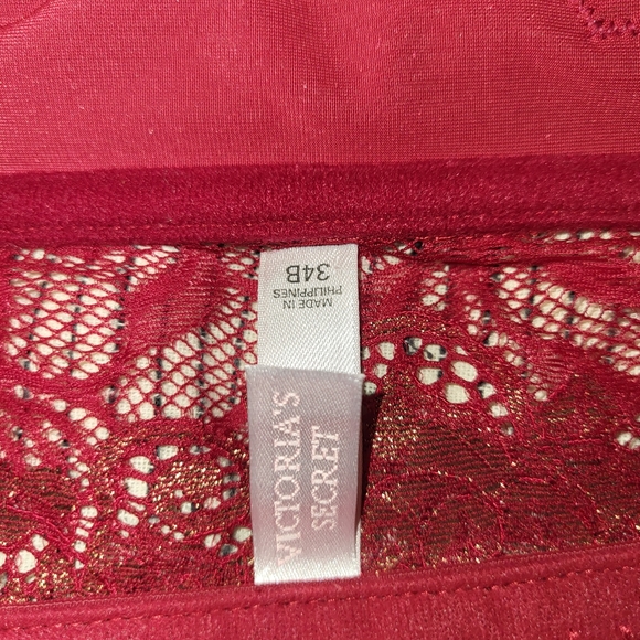 Victoria's Secret 34B corset padded top with hook closure on back - Picture 2 of 8